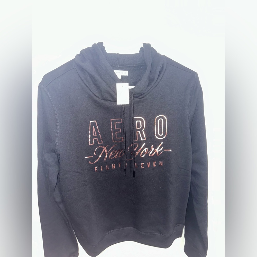 Aeropostale Hoodie Black Size M